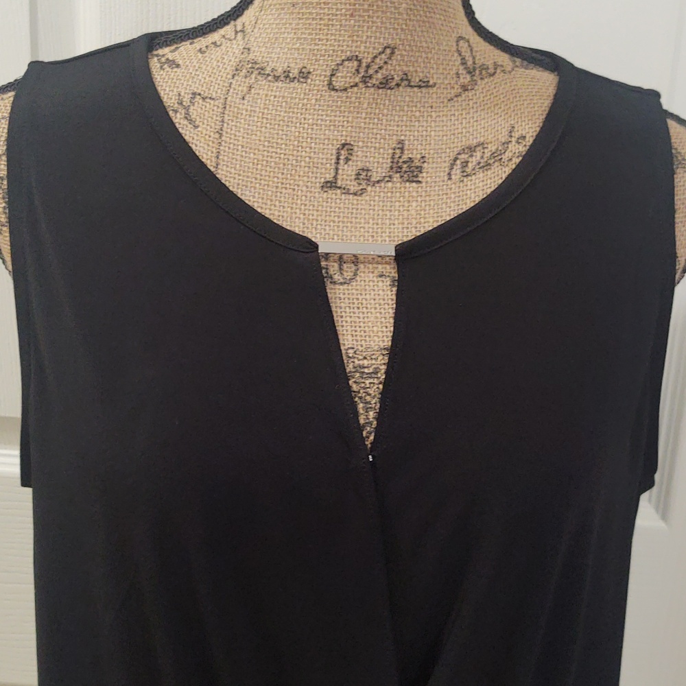Michael Kors Women Dress Top Blouse | Medium | Black - Picture 2 of 9
